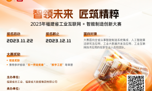 2023年“福建省工业互联网+智能制造创新大赛”开启报名